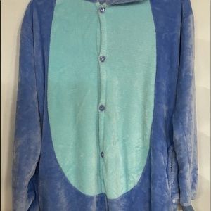 Kids one piece fuzzy Stitch costume or PJ’s.